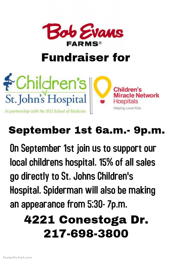 CMN Fundraiser at Bob Evans WTAX 93.9FM/1240AM