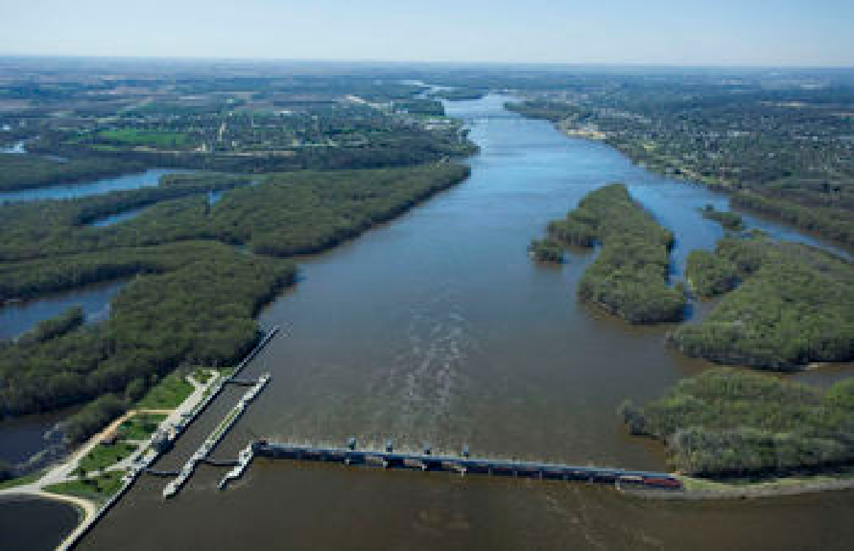 Work done on Mississippi River levee's drain WTAX 93.9FM/1240AM
