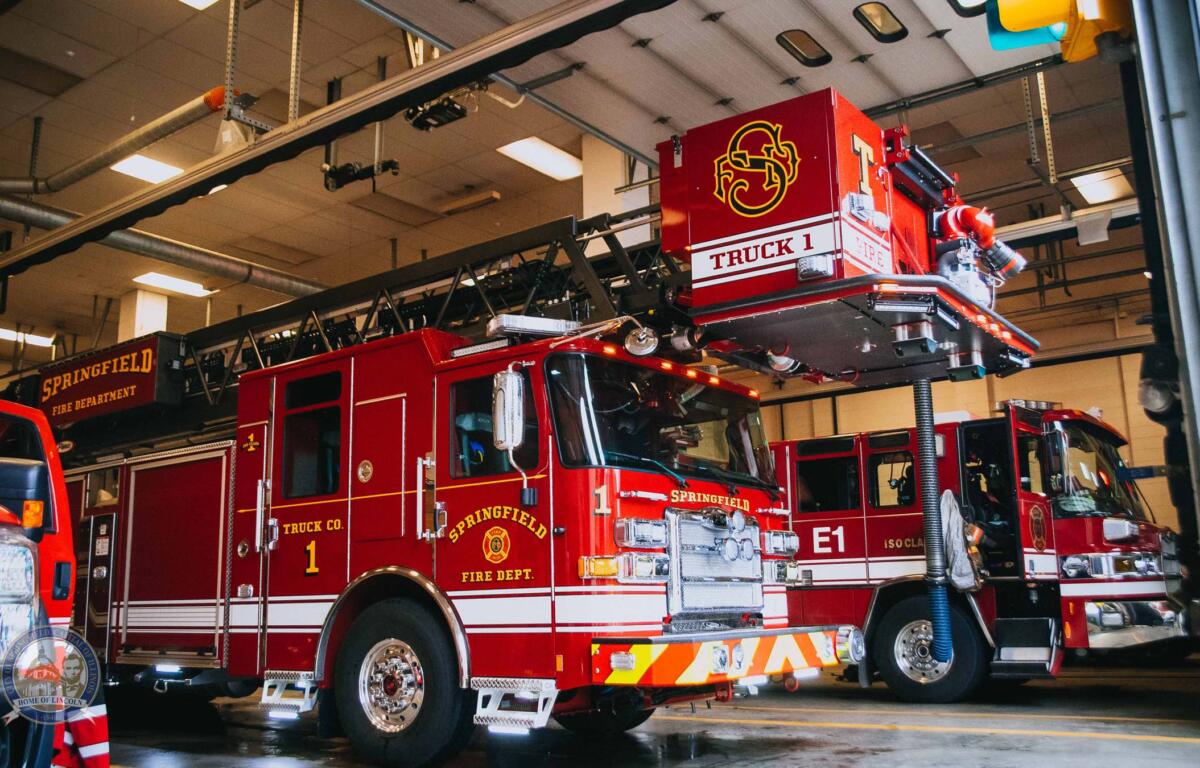 Springfield's new ladder truck and fire engine to debut at St. Patrick
