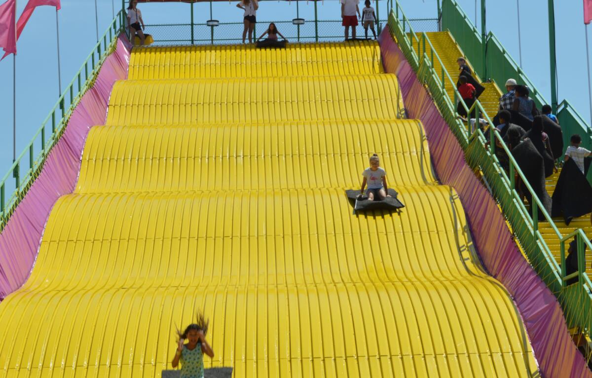 The giant slide at the fairgrounds opens in May WTAX 93.9FM/1240AM