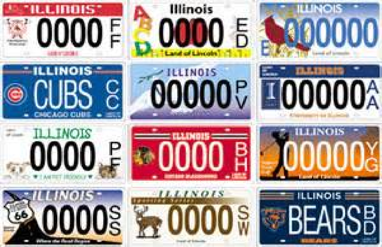 Universal Specialty License Plates Now Law in Illinois Newsradio 1240