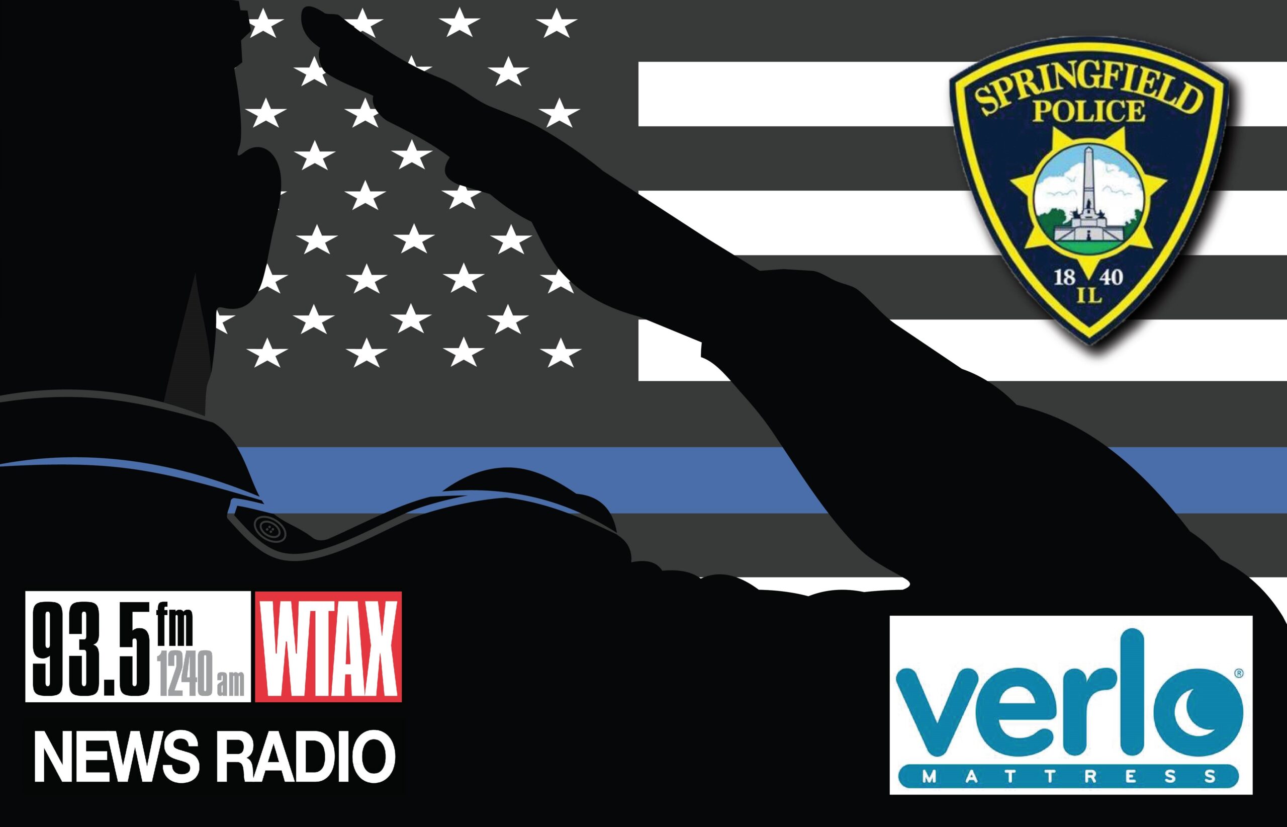 A Salute to the Springfield Police Department from Capitol Radio Group and Verlo Mattress
