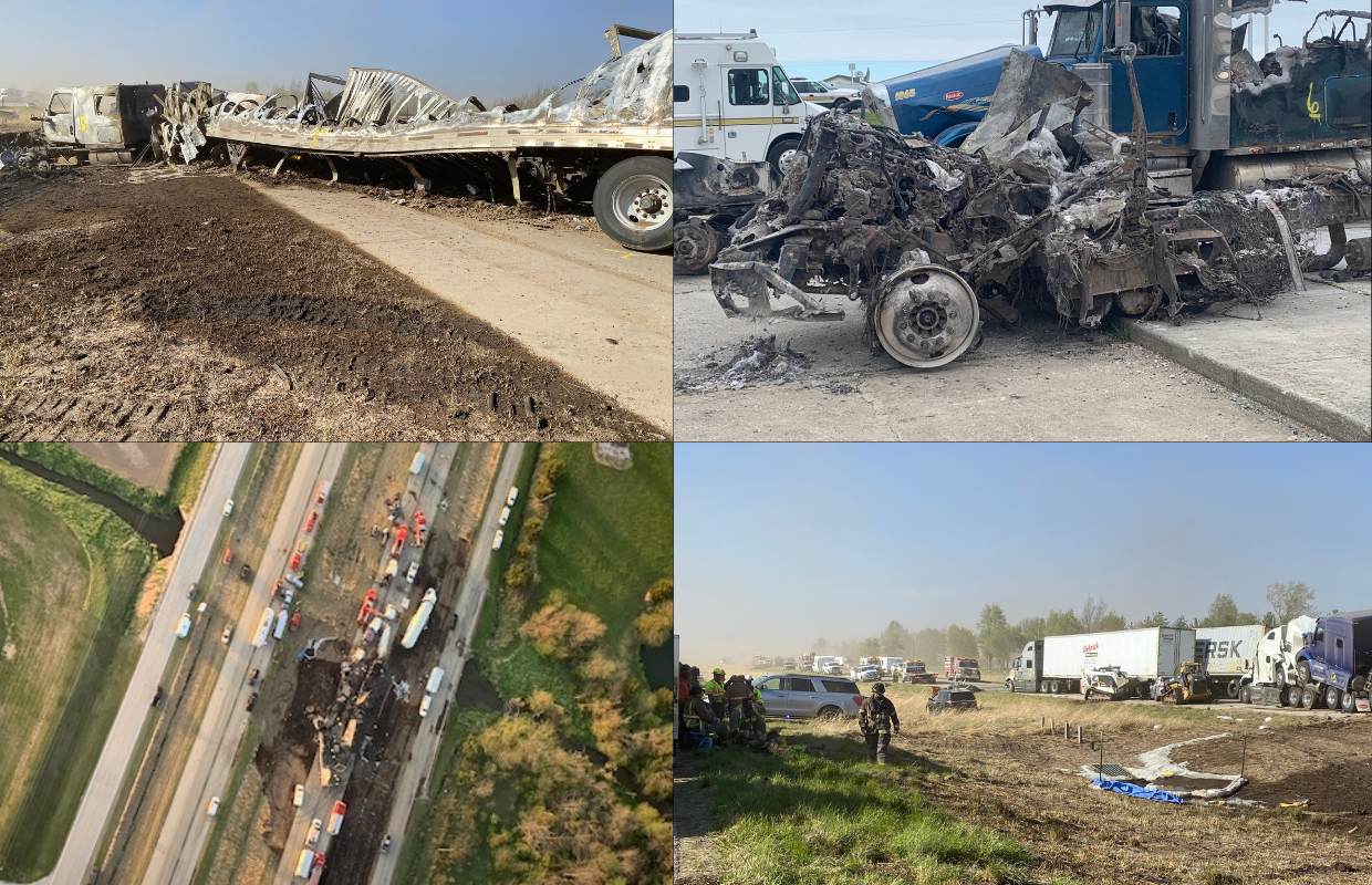 ISP updates I-55 wreck