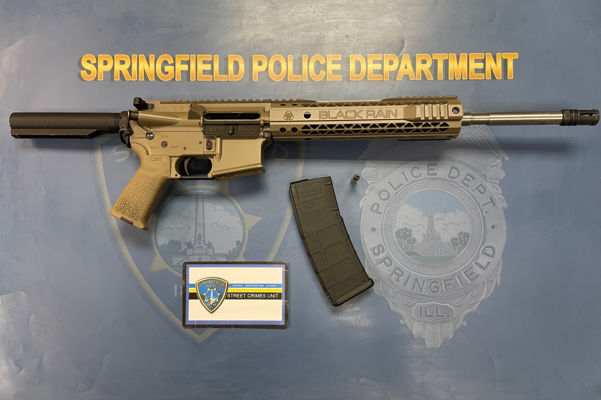 Assault rifle confiscated in residence search