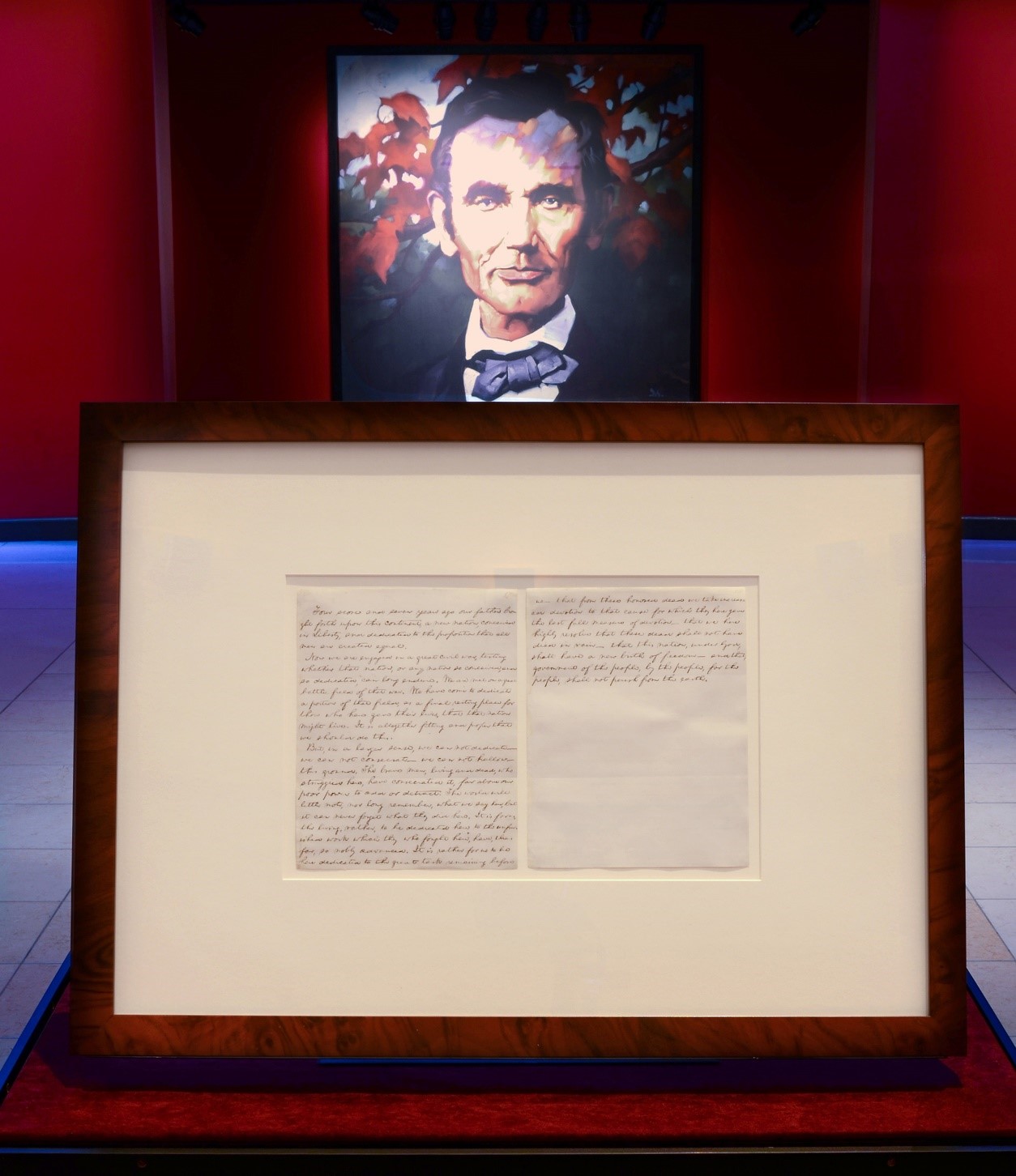 Gettysburg Address on display at ALPLM Nov 17 – 28 Gettysburg Address on display at ALPLM Nov 17 – 28