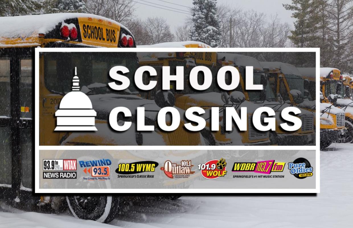 Monday’s school closings