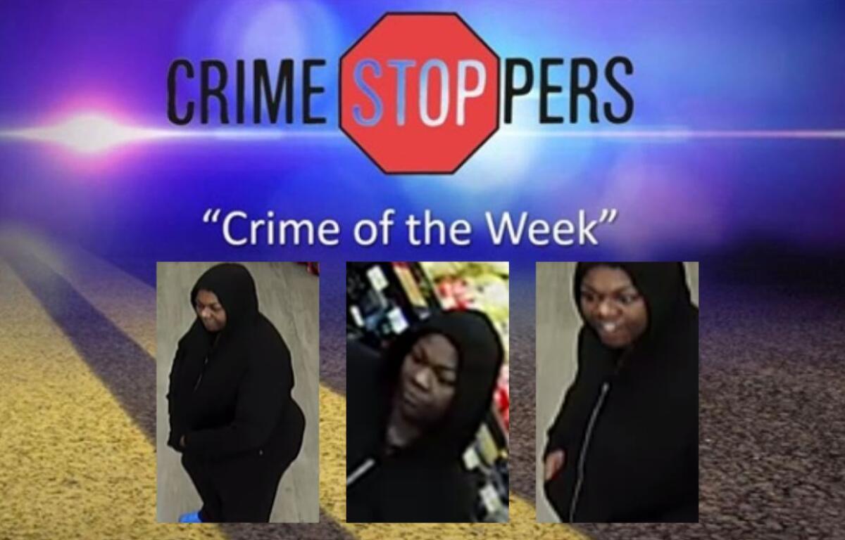 Crimestoppers Crime of the Week photos of suspect in Dollar General criminal damage and battery case