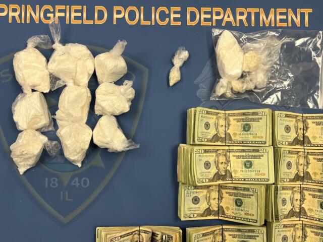 Cocaine and cash recovered during search warrant of home in 1100 block of N. Wheeler Ave. in Springfield