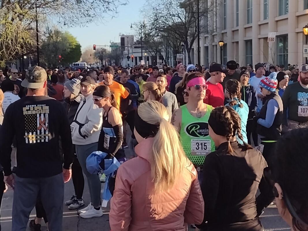 Big crowd for Abe Lincoln Half Marathon Saturday